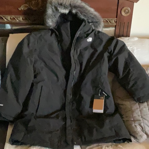 THE NORTH FACE WOMENS ARTIC WATER REPELLENT 550-Fill power Down PARKA SIZE 1X - Picture 3 of 13